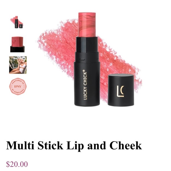 NIB: Lucky Chick Lip & Cheek Mult-Stick: Color Lucky Days - Picture 3 of 3